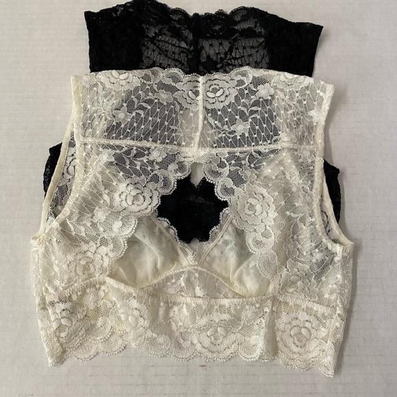 Free People Intimately 2 Lace Bralette’s Size S - Picture 13 of 16